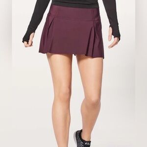 Lululemon Athletica Maroon Skirt